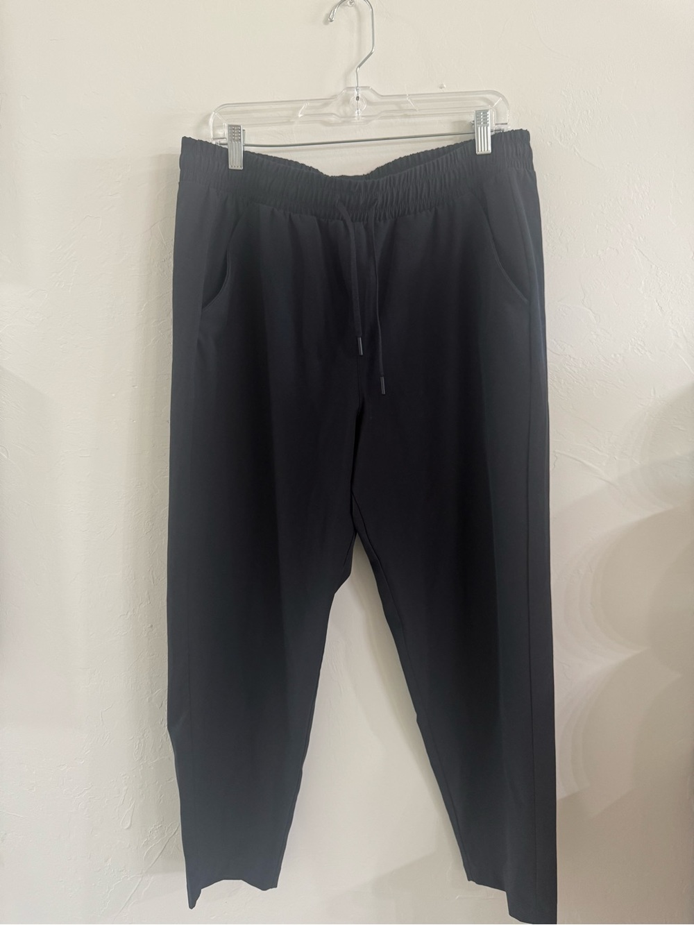 All in Motion Black Stretch Woven Tapered Jogger Pants Women's L